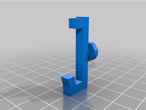 Ikea Skadis Google yuva mini kısa Kulp destek 3d print model - Mito3D