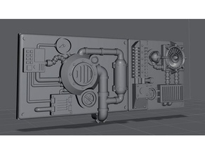 nemesis motor panel 3d print model - Mito3D
