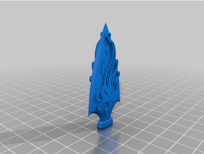 santo símbolo plata fuego dnd mazmorras dragones eberron 3d print model - Mito3D