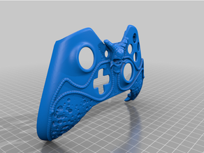 xbox skull face plate controller 3d print model - Mito3D