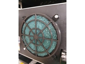 ventilador cubierta carcasa funda polvo filtrar 92mm 3d print model - Mito3D