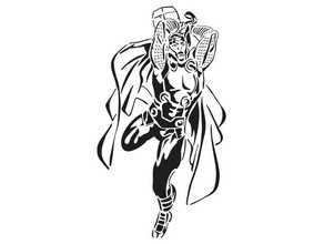 Thor estêncil 5 aerógrafo asgardiano vingadores jogo infinidade guerra Natal herói maravilha MCU nórdico Mitologia nórdica mitologia trovão Deus 3d print model - Mito3D