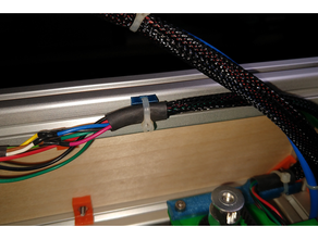 noch ein kabelhaltedingsi profile mit 5mm nut 3d print model - Mito3D