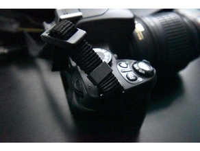 nikon camera strap loop dslr 3d print model - Mito3D