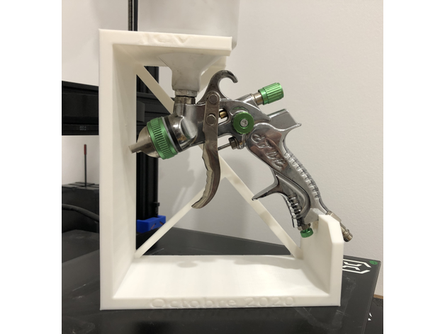 destek tabanca pentür Kulp ressam 3D print model - Mito3D