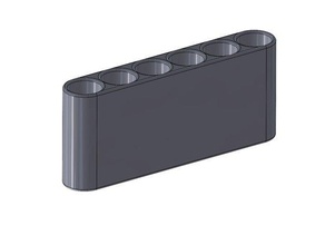 6x sharpie bolígrafo soporte cinta 3d print model - Mito3D