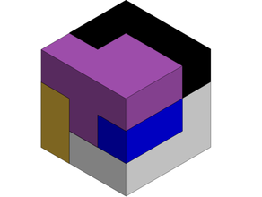 enigma cubo 3dprintable 3d impressão Educação ender 3 pró prusa mini escola brinquedos 3d print model - Mito3D