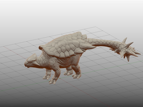 mhw apceros creature dinosaur monster hunter video game 3d print model - Mito3D