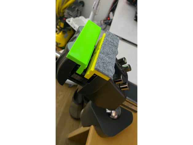 soft jaws vise schonbacken schraubstock 100mm softjaws 3D print model - Mito3D