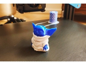 baby yoda - dual color action figure art babyyoda cosplay starwars customizable customized customizer dualcolor extrusion easy print game jeday openscad star wars toy 3d print model - Mito3D