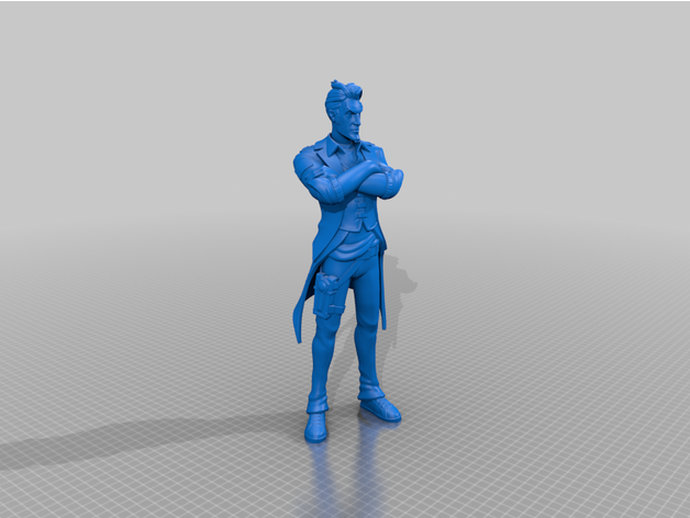 confini 2 bello Jack carattere furfante 3D print model - Mito3D