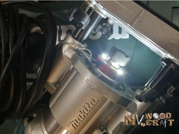 Makita rt0700cx2 iluminação luz roteador rt0700 3D print model - Mito3D
