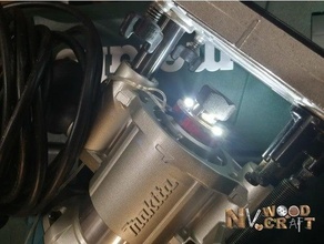 Makita rt0700cx2 iluminação luz roteador rt0700 3d print model - Mito3D