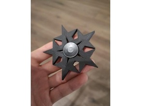 qlimax inquietação spinner fidget 3d print model - Mito3D