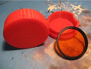 58mm filtre Kulp destek Kutu durum kılıf lens fotoğrafçılık vidalamak 3d print model - Mito3D