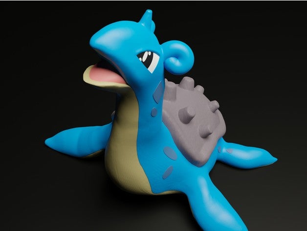 Lapras Anime Pokémon Zahlen Spielzeug 3D print model - Mito3D