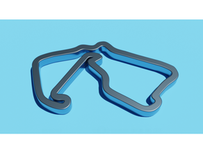 silverstone gp circuit formula grand prix pegboard race suzuki track 3d print model - Mito3D