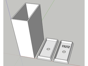 dji mini 2 Astuccio guaina divisore scatola 3d print model - Mito3D