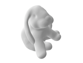 ducky bunny ears attached body lop rabbit lop-eared 3d print model - Mito3D