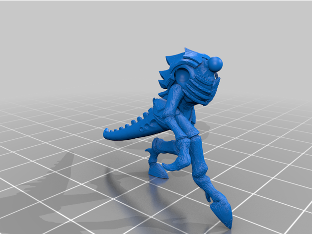 termagant 40k torso legs 3D print model - Mito3D