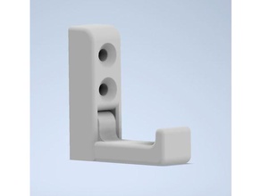 foldable wall hook print place printinplace 3d print model - Mito3D