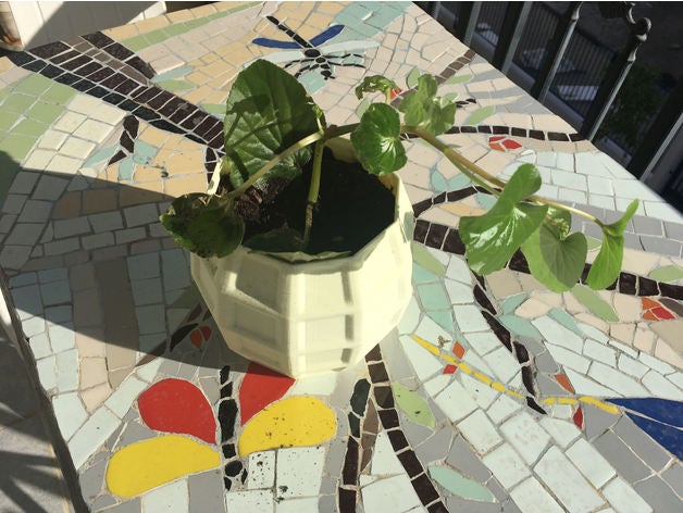 plant pot planter 3D print model - Mito3D