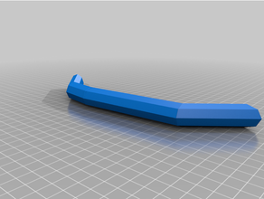 capucha manos hummer accesorios barras manejas cucharón 3d print model - Mito3D
