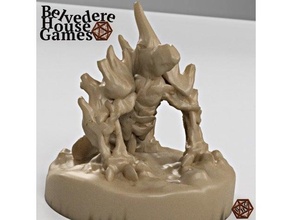 skeleton warhound 28mm mini - support free miniature 3dprintable dead demon devil dnd dungeon dungeons dragons evil frostgrave ghoul golem miniatures necromancer supports pathfinder rpg roleplaying game summoner supportless table tabletop gaming terrain undead 3d print model - Mito3D