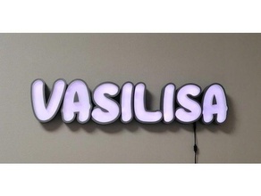 Vasilisa rgb LED Nacht Lampe 3d print model - Mito3D