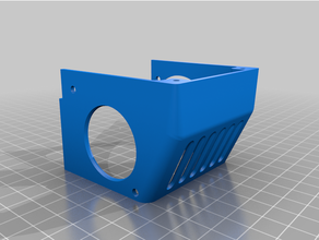 hotend Startseite Mantel Fandukt anycubic i3 Mega Ventilator Leitung montieren Original 3d print model - Mito3D