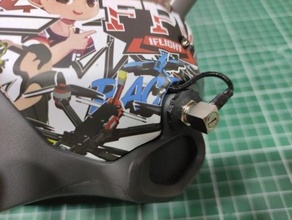 dji fpv óculos proteção fragmento antena spinner 3d print model - Mito3D