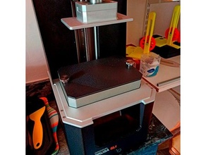 plaque protection bac sine pour imprimante prusa sl1 sla printer 3d print model - Mito3D