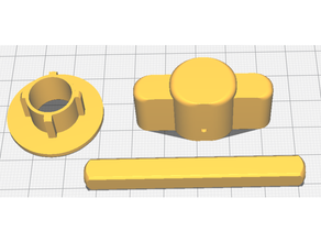 kapı topuz değiştirme rv seyyar 3d print model - Mito3D