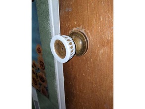 door knob bumper cover doorstop handle protector stopper 3d print model - Mito3D