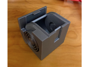 Single konforme Box Mechanismus Frühling geladen 3d print model - Mito3D