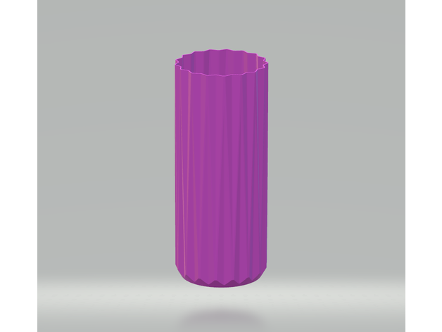 Vase Montana 100x230 Blumen blumenvase Blume Modus 3D print model - Mito3D