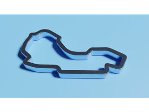 albert park gp circuit australian grand prix formula1 race track 3d print model - Mito3D