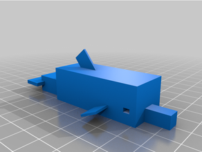 Minecraft delfín 3d print model - Mito3D