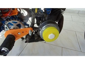 mbk prototype frénétique pie pied frein 103 vélomoteur motobécane peugeot 3d print model - Mito3D