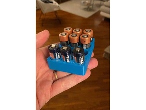 cr123a cr123 battery holder 3d print model - Mito3D