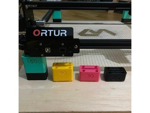 ortur lm2 height adjustable feet laser lasercut cutter engraver 3d print model - Mito3D
