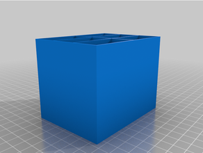 pequeño cajón 3d impresión modelo huellas dactilares 3d print model - Mito3D
