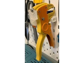 wire stripper holder ikea skadis pegboard hook ika organizer stand support tools 3d print model - Mito3D
