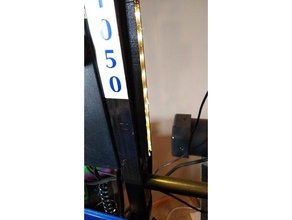 Dillon 1050 LED Licht Bar Visier 3d print model - Mito3D