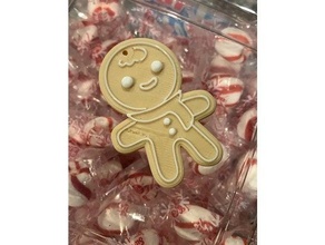 gingerbread boy decoration ornament christmas man 3d print model - Mito3D