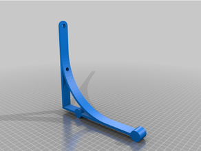 spool rack v1 filament holder mounting bracket 3d print model - Mito3D