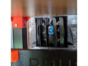 fan louver fin 120x120mm mount prusa ikea lack enclosure 3d print model - Mito3D