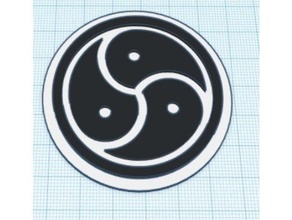 Triskelion modüler logo eklemek 3d print model - Mito3D