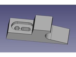 puerta pestillo plastico 3d print model - Mito3D