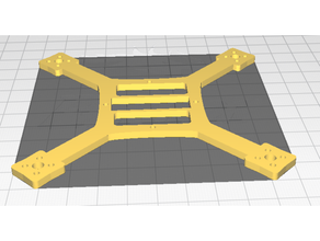 crux3 stuzzicadenti drone telaio 3d print model - Mito3D